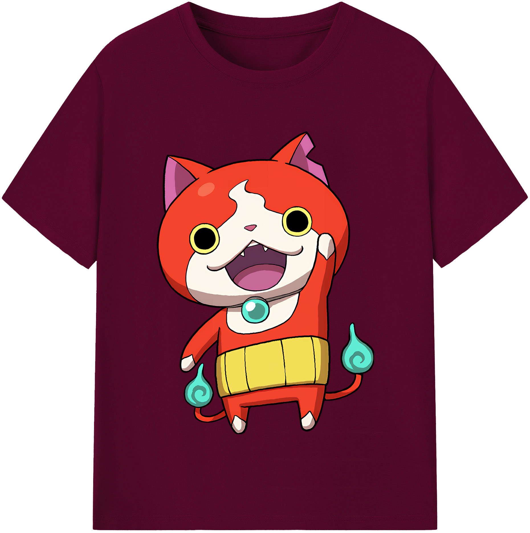 （画像用） 妖怪ウォッチ Yo-kai Watch レディースカジュアルプリントTシャツ（綿100％）